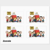 pinda's | Geluk is één van de bende zijn Rechthoekige Sticker (Vel)