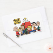 pinda's | Geluk is één van de bende zijn Rechthoekige Sticker (Envelop)