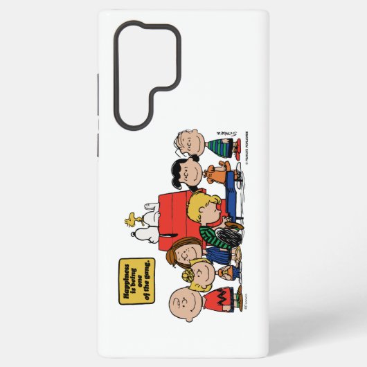 pinda's | Geluk is één van de bende zijn Samsung Galaxy Hoesje (Achterkant)