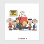 pinda's | Geluk is één van de bende zijn Sticker (Vel)