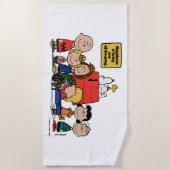 pinda's | Geluk is één van de bende zijn Strandlaken (Voorkant)