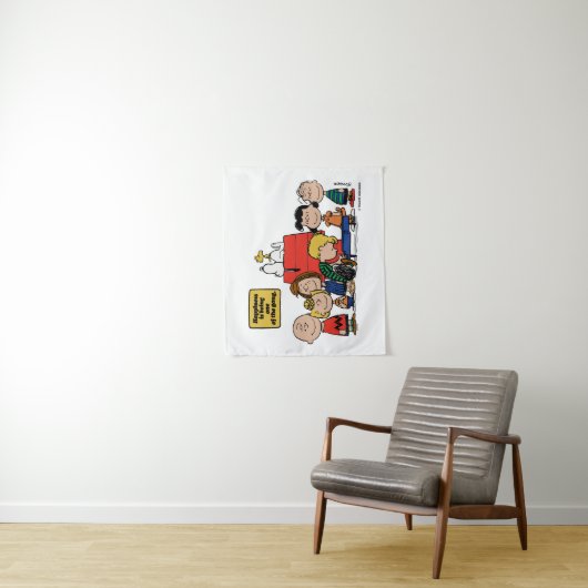 pinda's | Geluk is één van de bende zijn Wandkleed (In situ)