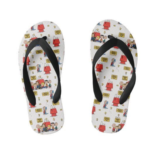 pinda's | Geluk is… Kinder Teenslippers (Voetbed)