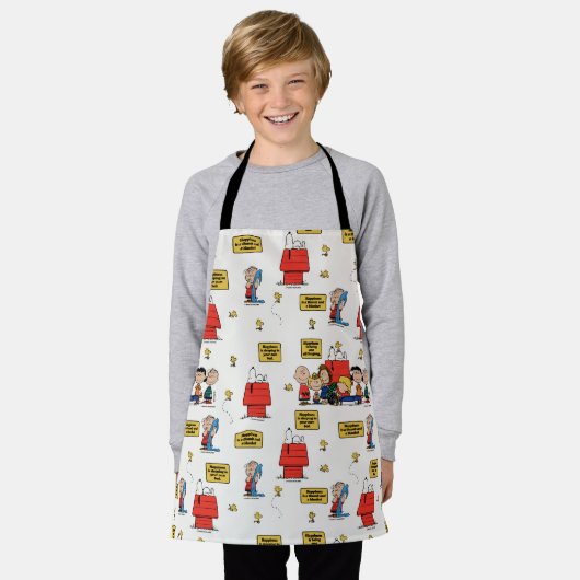 pinda's | Geluk is… Schort (Gedragen)