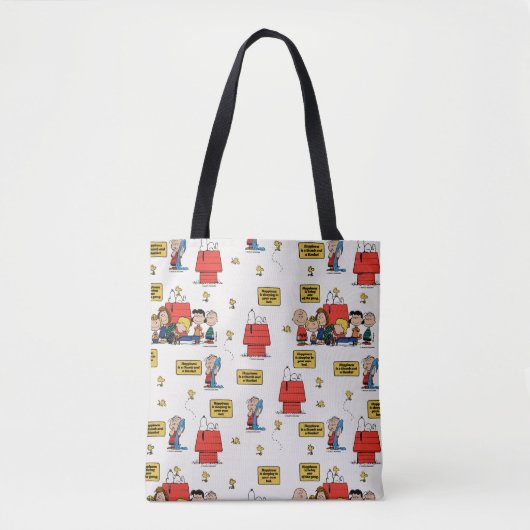 pinda's | Geluk is… Tote Bag (Voorkant)