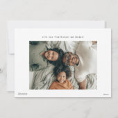 Pinda's | Gelukkige Vaderdag in de grote buitenluc Feestdagenkaart (Achterkant)