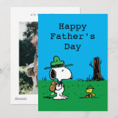Pinda's | Gelukkige Vaderdag Kampeerders Feestdagenkaart (Voorkant / Achterkant)