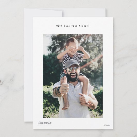 Pinda's | Gelukkige Vaderdag Kampeerders Feestdagenkaart (Achterkant)