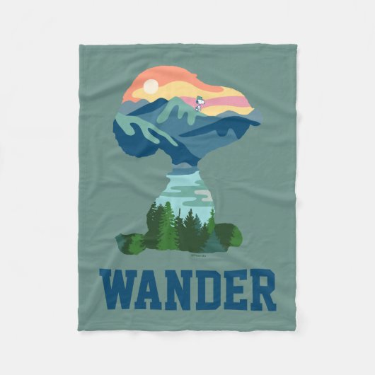 pinda's | Geweldig portret voor buitenshuis Fleece Deken (Voorkant)