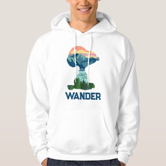 pinda's | Geweldig portret voor buitenshuis Hoodie (Voorkant)