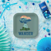 pinda's | Geweldig portret voor buitenshuis Papieren Bordje (Feest)