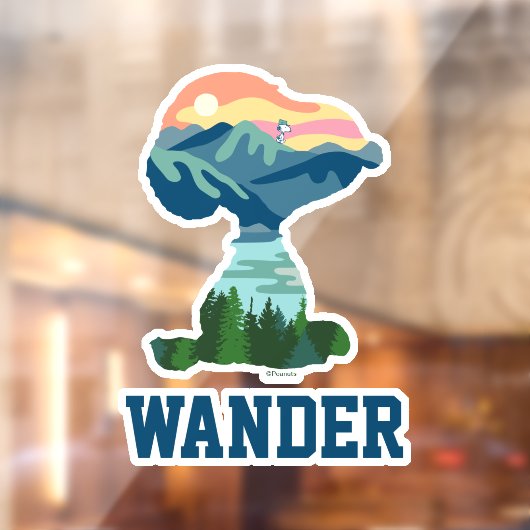 pinda's | Geweldig portret voor buitenshuis Raamsticker (Vel 2)