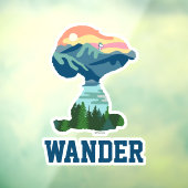 pinda's | Geweldig portret voor buitenshuis Raamsticker (Vel 3)