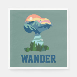 pinda's Geweldig portret voor buitenshuis Servet