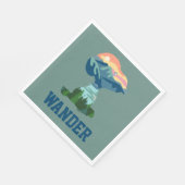 pinda's | Geweldig portret voor buitenshuis Servet (Hoek)