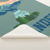 pinda's | Geweldig portret voor buitenshuis Sherpa Deken (3/4)