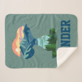 pinda's | Geweldig portret voor buitenshuis Sherpa Deken (Voorkant (horizontaal))