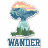 pinda's | Geweldig portret voor buitenshuis Sticker (Voorkant)