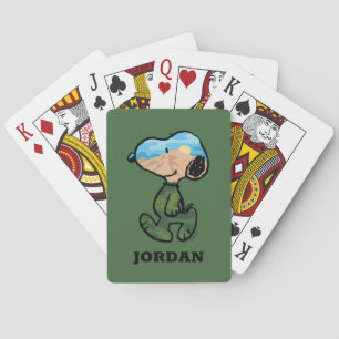 pinda's   Geweldige Outdoor Snoopy speelkaarten