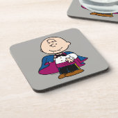 pinda's | graaf Charlie Brown Bier Onderzetter (Linkerzijde)