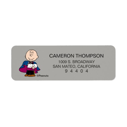 pinda's | graaf Charlie Brown Etiket (Voorkant)