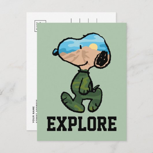 pinda's | Grote buitensnoop Briefkaart (Voorkant / Achterkant)