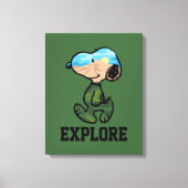 pinda's | Grote buitensnoop Canvas Afdruk (Voorkant)