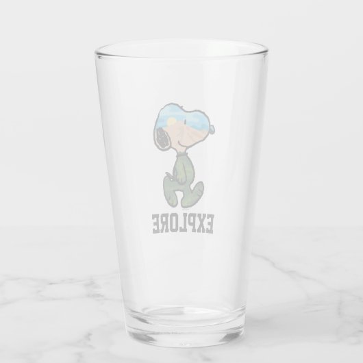 pinda's | Grote buitensnoop Glas (Achterkant)