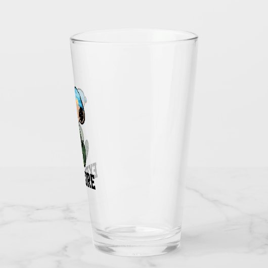 pinda's | Grote buitensnoop Glas (Links)