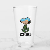 pinda's | Grote buitensnoop Glas (Voorkant)