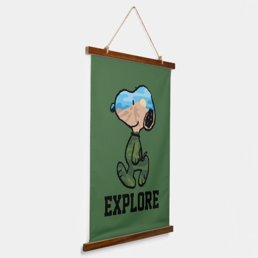 pinda's | Grote buitensnoop Hangend Wandkleed (Gebogen)