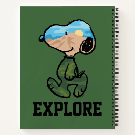 pinda's | Grote buitensnoop Notitieboek (Achterkant)