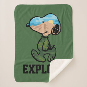 pinda's   Grote buitensnoop Sherpa Deken