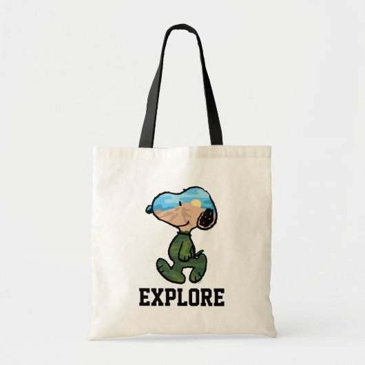 pinda's | Grote buitensnoop Tote Bag (Voorkant)
