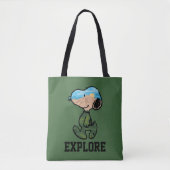 pinda's | Grote buitensnoop Tote Bag (Voorkant)