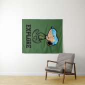 pinda's | Grote buitensnoop Wandkleed (In Situ (horizontaal))