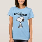 pinda's | Hallo Pensionering T-shirt (Voorkant)