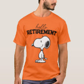 pinda's | Hallo Pensionering T-shirt (Voorkant)