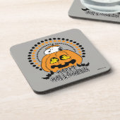 pinda's | Happy Halloween Bier Onderzetter (Linkerzijde)