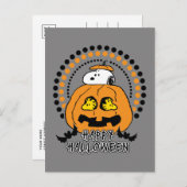 pinda's | Happy Halloween Briefkaart (Voorkant / Achterkant)