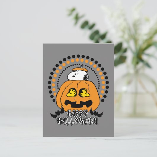 pinda's | Happy Halloween Briefkaart (Staand voorkant)