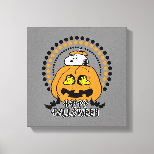 pinda's | Happy Halloween Canvas Afdruk (Voorkant)