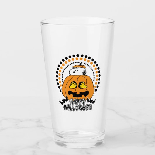 pinda's | Happy Halloween Glas (Voorkant)
