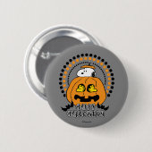 pinda's | Happy Halloween Ronde Button 5,7 Cm (Voorkant /achterkant)