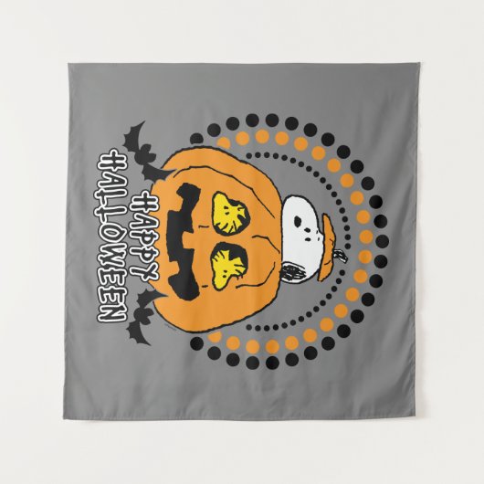 pinda's | Happy Halloween Wandkleed (Voorkant (horizontaal))