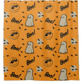 pinda's | Het Halloween-patroon van Spooky Crew Douchegordijn (Voorkant)
