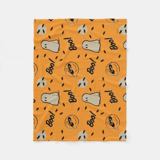 pinda's | Het Halloween-patroon van Spooky Crew Fleece Deken (Voorkant)