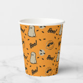 pinda's | Het Halloween-patroon van Spooky Crew Papieren Bekers (Achterkant)