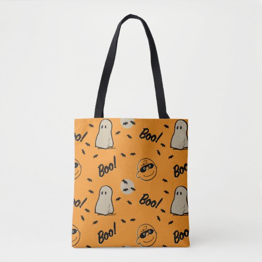 pinda's | Het Halloween-patroon van Spooky Crew Tote Bag (Voorkant)