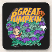 pinda's | Het is de grote pompoen Bier Onderzetter (Voorkant)